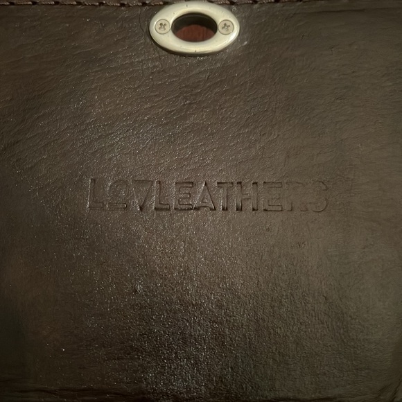 LovLeathers *NEW* SOLD OUT Handmade Cowhide Leather Western Clutch Purse - Picture 7 of 11